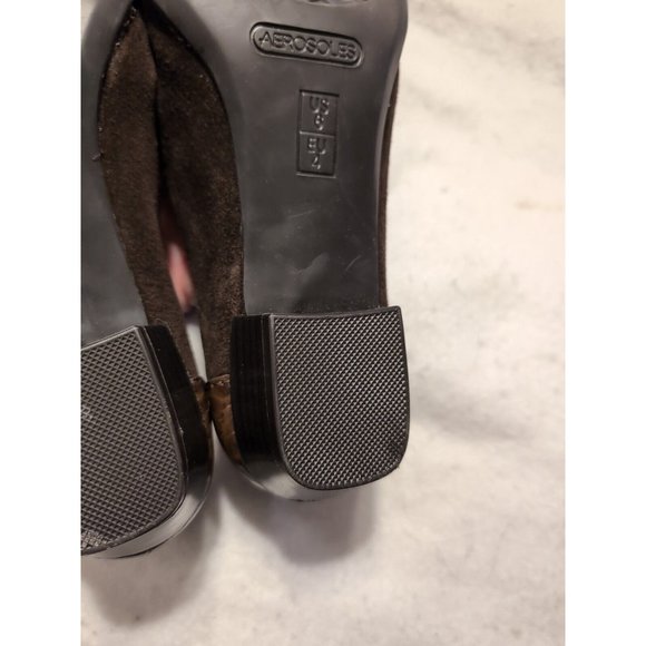 Aerosoles Womens Playfill Brown Leather And Suede Flat Loafer Size 6M - Picture 9 of 9